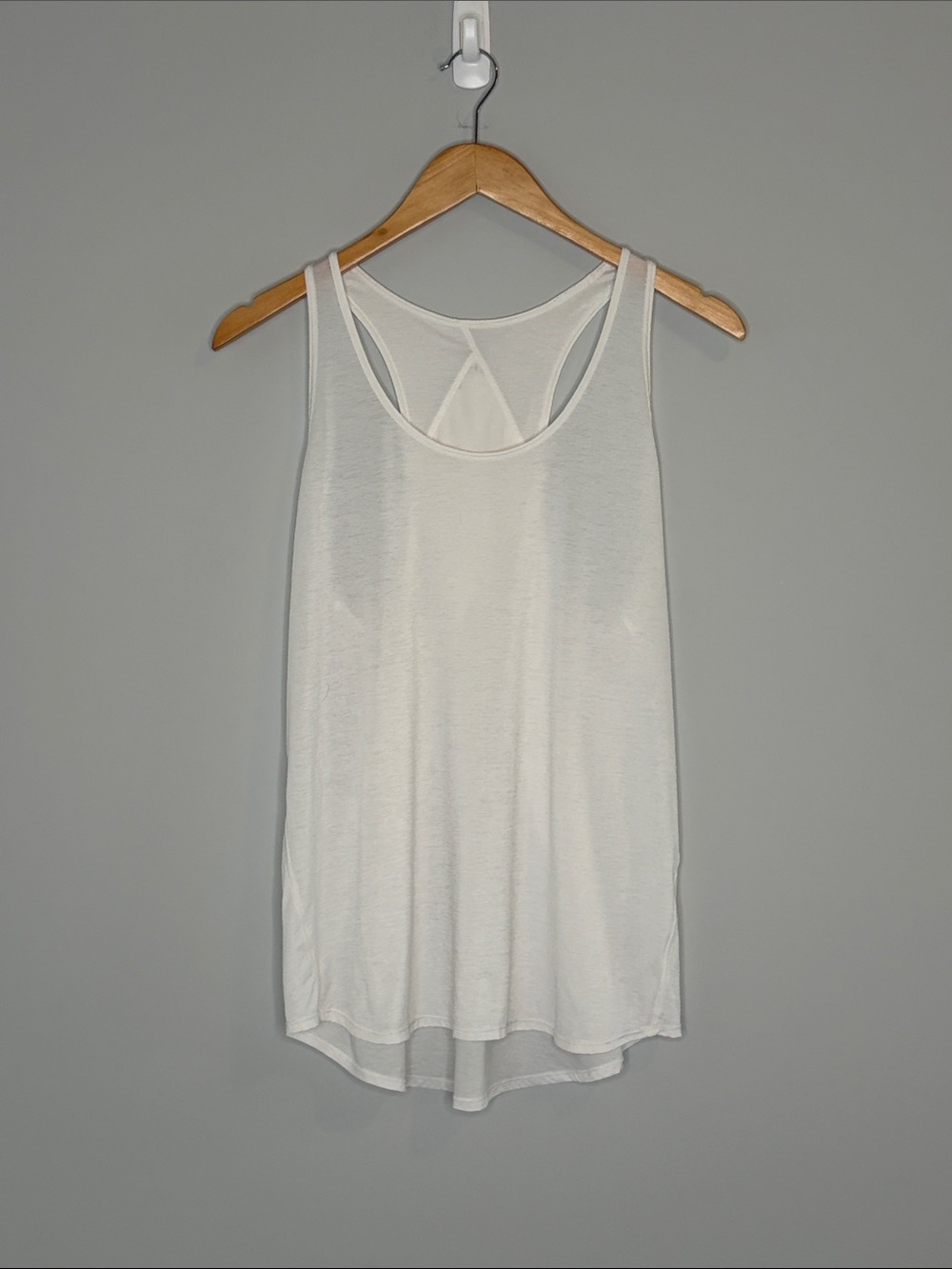 lululemon athletica White Racerback Tank Top